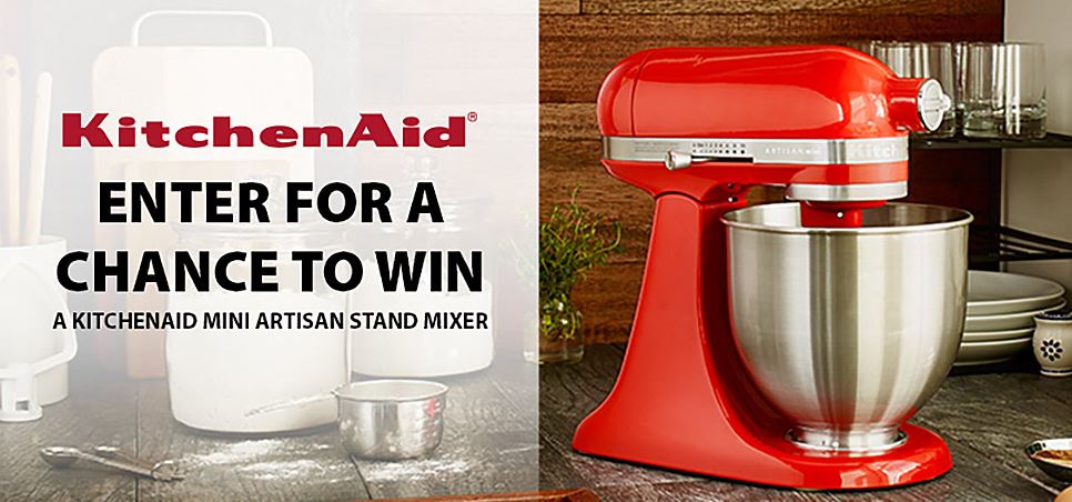  London  Drugs KitchenAid  Contest Win a mini artisan stand 