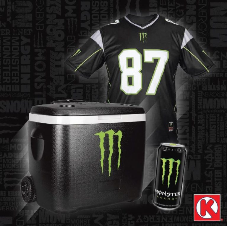 Circle K Monster Energy Contest Win 1 of 5 Coolers and a Gronk Jersey
