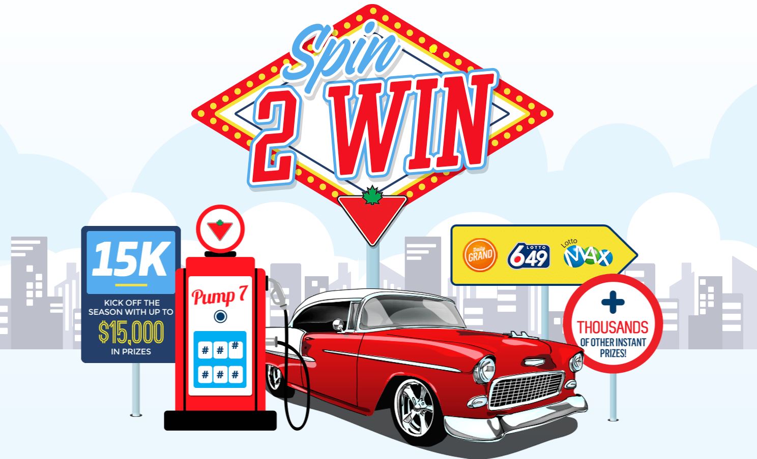 Canadian Tire Gas+ "Spin 2 Win" Contest. Win instant 