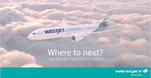 westjet travel contest