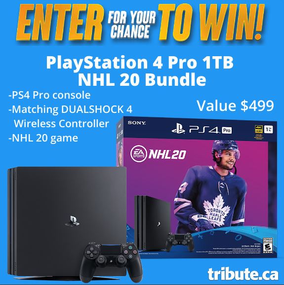 playstation 4 pro 1tb nhl 20 bundle