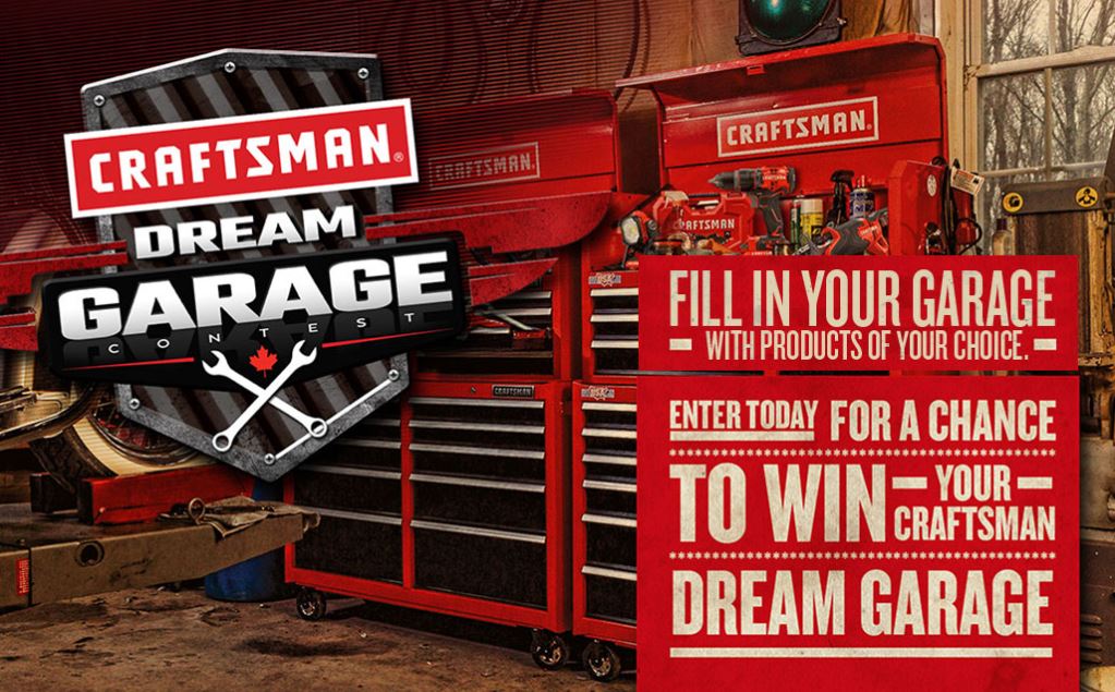 Craftsman Contest 2020: Win your dream Garage valued at over $4,000