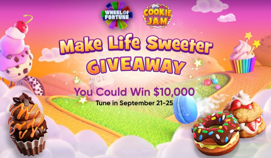 Wheel Of Fortune Cookie Jam Giveaway Enter The Puzzle Solution And Win At Wheeloffortune Com