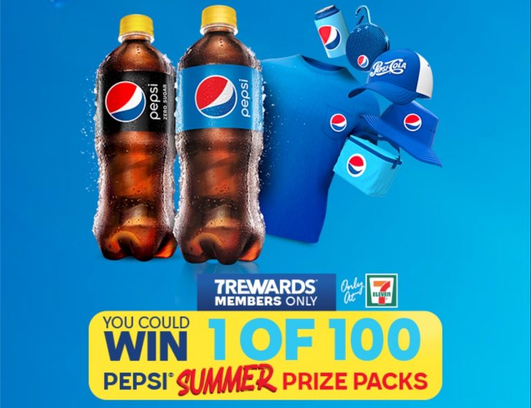 7Eleven Pepsi Summer Contest Win 1 of 100 Summer Prize Packs