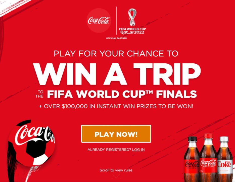 coca cola win a trip to qatar