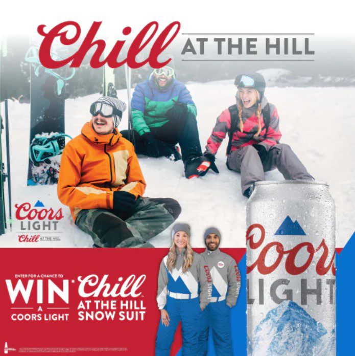 Coors Light Chill at the Hill Contest 2023 Enter your PIN and win