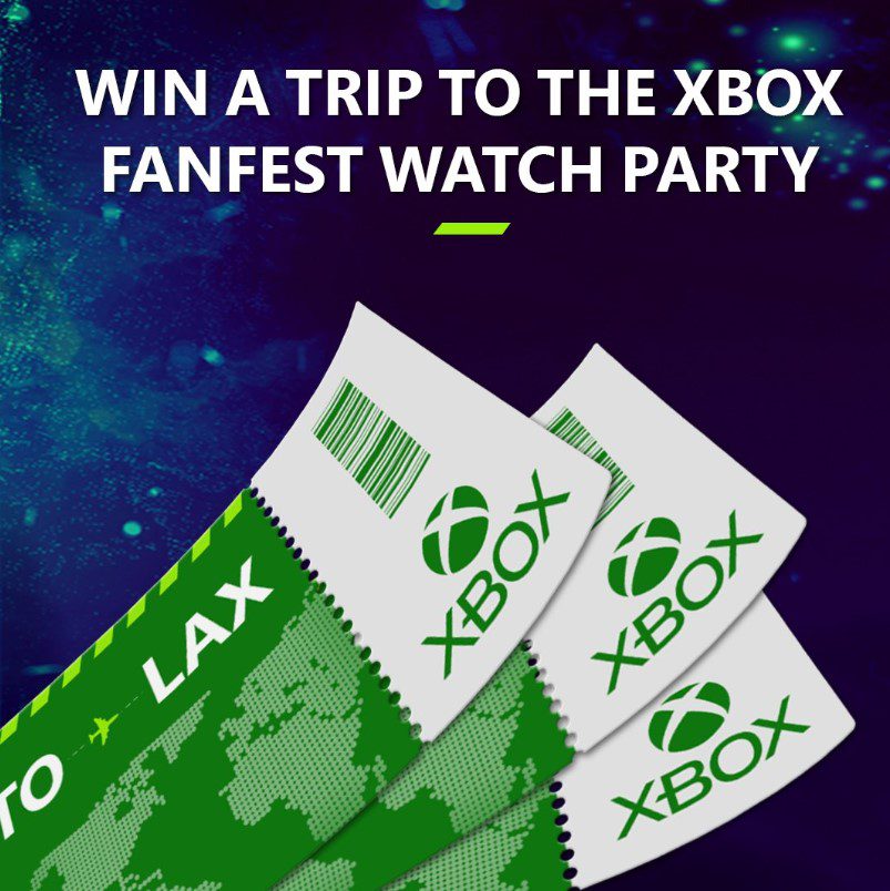 Xbox Canada Contest Win 1 of 3 trips to the Xbox Fanfest Watch Party in LA Contests in Canada