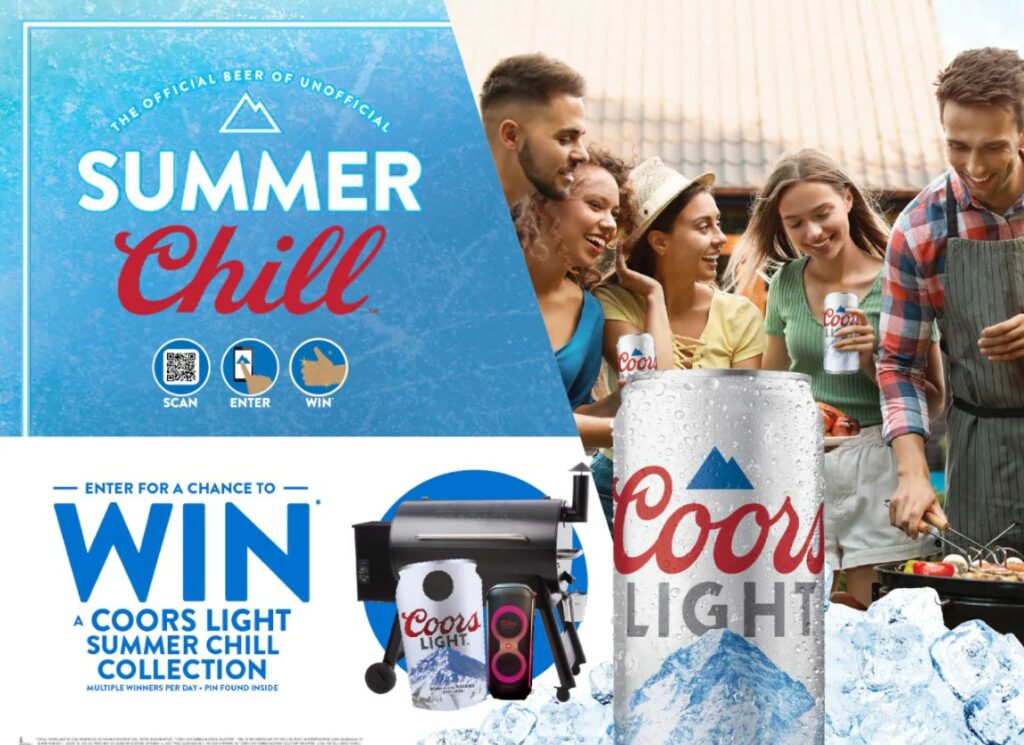Coors Light Summer Chill Contest Enter your PIN and win at coorslight