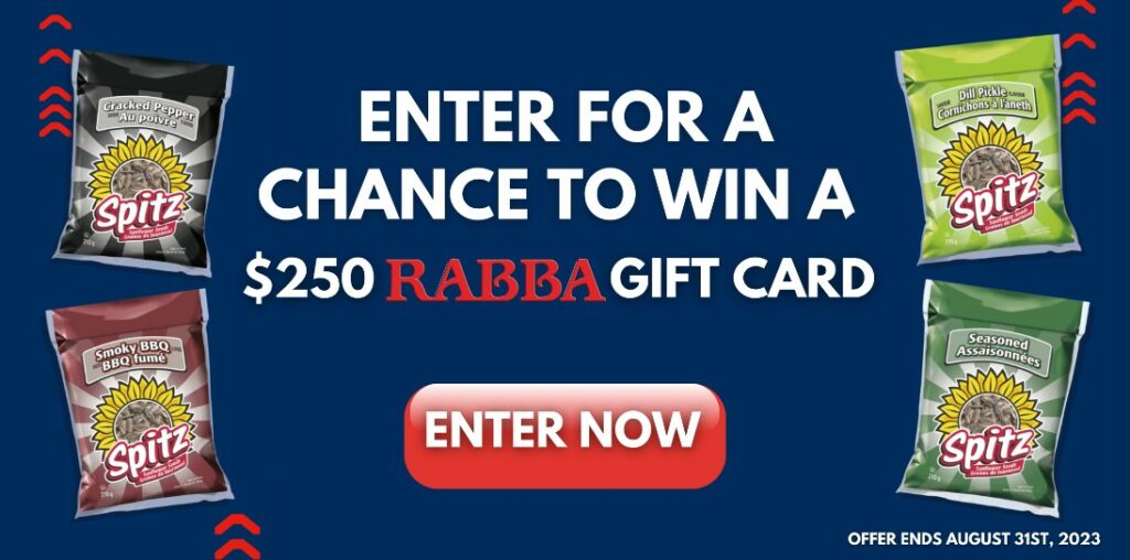 Rabba Spitz Contest Win a 250 Rabba gift card Contests in Canada