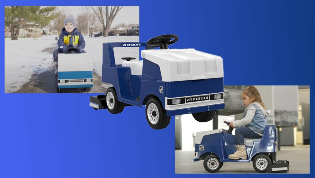 Best Buy Contest Win 1 of 4 Kool Karz NHL Zamboni RideOn Toy Cars
