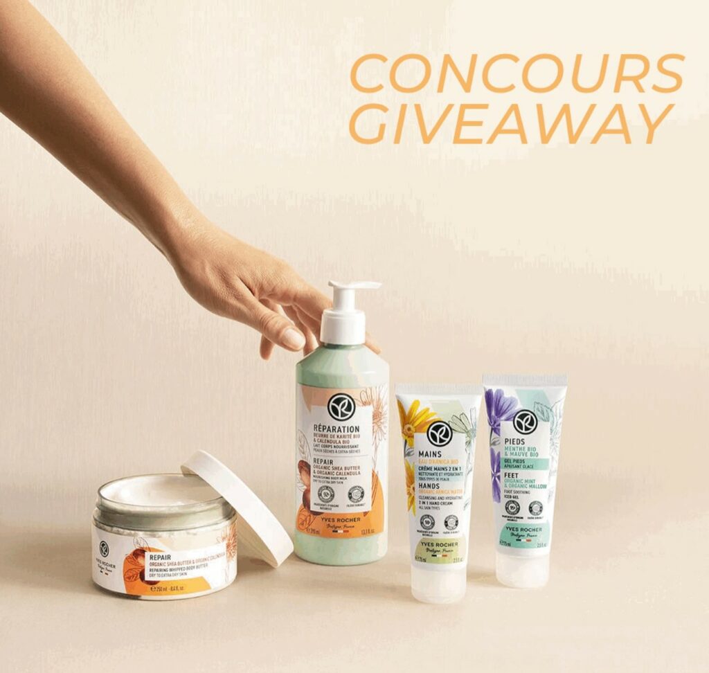Win all the products from the 3 newest Yves Rocher collections ...