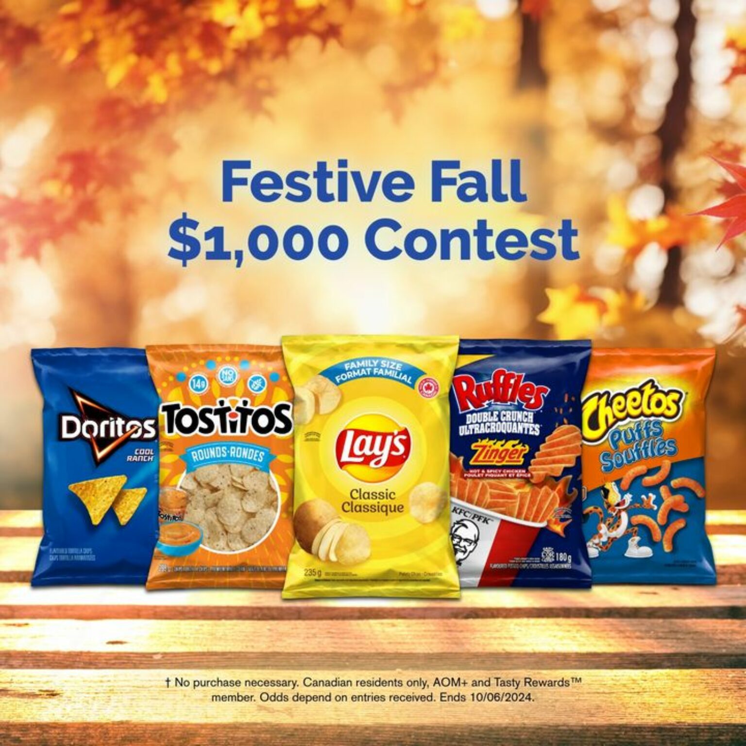 Tasty Rewards Festive Fall Contest Win A 1 000 Cash Prize Contests 