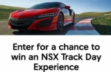 Acura Track Contest: Win an NSX Track Day Experience valued at $2500 at trackcontest.acura.ca
