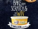 Becel Bake from Scratch Contest: Enter your PIN and win up to $50,000 at becelbakefromscratchcontest.ca