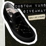 Boathouse Contest: Win 1 of 2 pairs of custom Zodiac VANS slip-ons