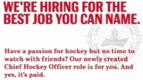 Budweiser Best Job Chief Hockey Officer Contest: Win $50,000 and more