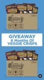 Win 1 of 5 prizes of 6 months of Zesty Ranch Veggie Crisps