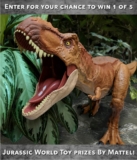 EB Games Contest: Win 1 of 5 Jurassic World toy prizes by Mattel