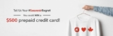 Kanetix Souvenir Regret Giveaway: Win 1 of five $500 prepaid credit cards