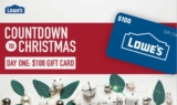Lowe’s Countdown to Christmas Contest: Win up to a $500 Lowe’s gift card