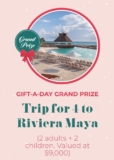 Morguard’s Gift a Day Giveaway: Win a trip for 4 to Riviera Maya and more at giftadaygiveaway.ca