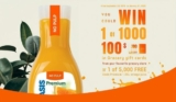 Oasis Under the Cap Contest: Enter your code number and win grocery gift cards at www.oasis.ca