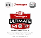 Red Tag CFL Grey Cup Contest: Win a trip to watch the 107th Grey Cup in Calgary at redtag.ca/cfl