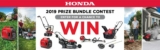 Honda 2019 Contest: Win a prize bundle valued at $3,704