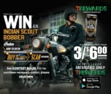 7-Eleven Full Throttle and NOS Promotion: Win an Indian Scout Bobber Motorcycle