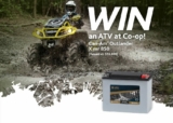 CO-OP Battery Promotion: Win a 2019 Can‑Am Outlander X mr 850 ATV at battery.cooppromotions.com