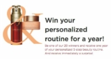 Clarins Canada Contest: Win 1 of 20 personalized routines for a year valued at up to $2000