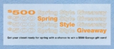 Garage Spring Style Giveaway: Win a $500 gift card