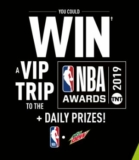 7 Eleven and Mtn Dew Contest: Win a VIP trip to the 2019 NBA Awards and daily prizes