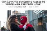 BriefTake Contest: Win advance screening passes to Spider Man Far From Home