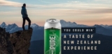NZ Pure Lager Contest: Win 1 of 3 taste of New Zealand Experiences valued at $3,000 at www.TheOtherCanada.ca