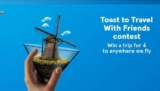 Air Transat Toast to Travel With Friends Contest: Win a roundtrip flight for four to the destination of your choice