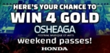 Honda Osheaga Contest: Win four 2019 Osheaga Gold Weekend Pass tickets at osheagacontest.honda.ca