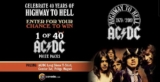 Canada.com AC/DC Contest: Win 1 of forty 40 years of Highway To Hell AC/DC prize packs