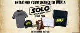 Win a Solo: A Star Wars Story Prize Pack in the new Landmark Cinemas Contest
