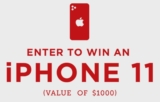 Tip Top Tailors Contest: Win an iPhone 11 valued at $1000