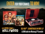 Tribute Contest: Win a Once Upon a Time in Hollywood prize pack including an Ion Audio Mustang LP Turntable