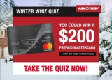 Troy-Bilt Winter Whiz Quiz: Win a $200 prepaid Mastercard + a winter warrior package at quiz.troybilt.ca