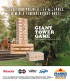 Wonder Bread Contest: Win a Giant Tumbling Blocks Tower Game + coupons