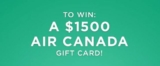 Activia Drink Contest: Win a $1,500 Air Canada Gift Card