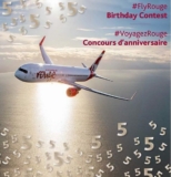Air Canada Rouge Birthday Contest: Win 1 of 5 round-trip tickets for two