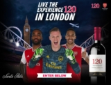 Santa Rita 120 Wine Experience in London with Arsenal Contest: Win a trip to London at santarita120contests.com