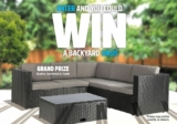Mary Browns Backyard Oasis Contest: Win 1 of 4 prizes valued at up to $5130 at marybrowns.com/backyardoasis