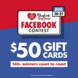 Red Apple Stores and The Bargain Shop Contest: Win 1 of 140+ $50 gift cards