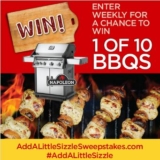 Little Potato Company Add a Little Sizzle to your Summer Contest: Win 1 of 10 BBQs at addalittlesizzlesweepstakes.com