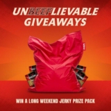 Jack Link’s Giveaway: Win an outdoor Fatboy and a Month’s supply of Jerky